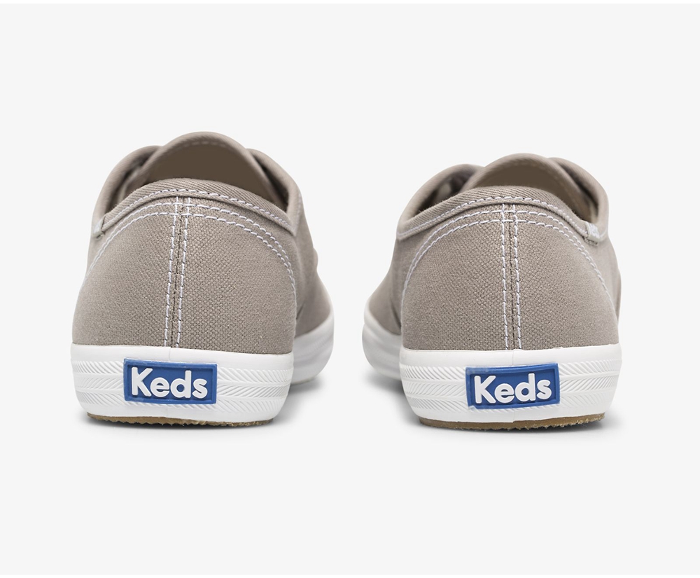 Tenis Keds Mujer Grises - Champion Organic Cotton Lona - 6583-WIFJN